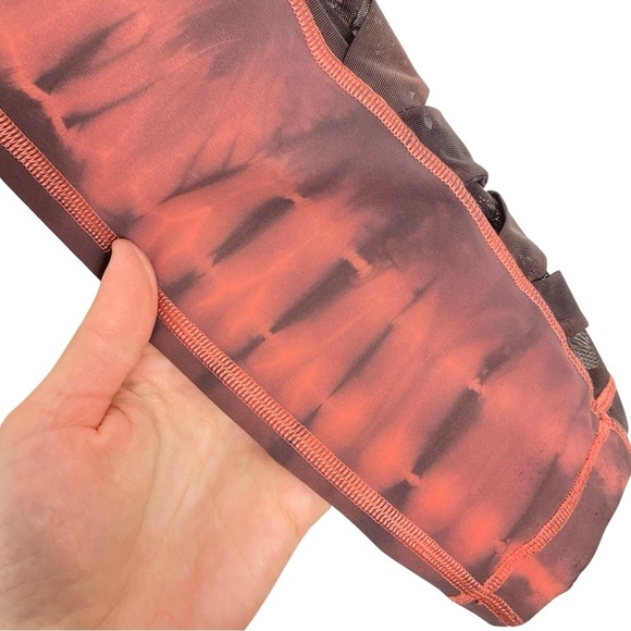 Lululemon Rise And Flow Pant Leggings Tights Womens Small Custom Tie Dye Orange - Picture 8 of 15